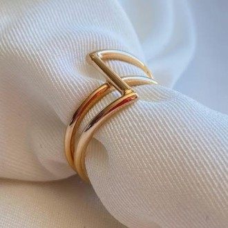 Detalhes do produto Anel Maxi Folheado a Ouro