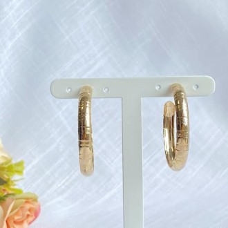 Detalhes do produto Brinco Argola Folheado a Ouro