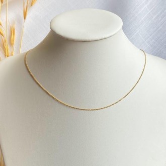 Detalhes do produto Corrente Feminina Glume 50cm Folheada a Ouro