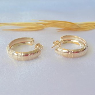 Detalhes do produto Brinco Argola Folheado a Ouro 18K