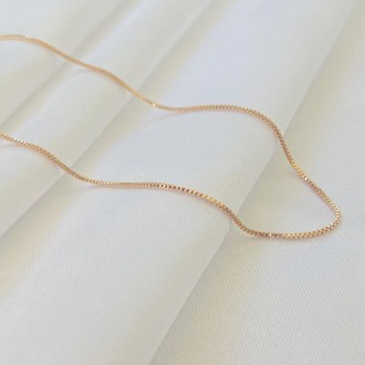 Detalhes do produto Corrente Veneziana Tamanho Aprox. 45cm, Folheada a Ouro 18K