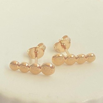 Detalhes do produto Brinco Ear Cuff Bolinha Folheado a Ouro 18K