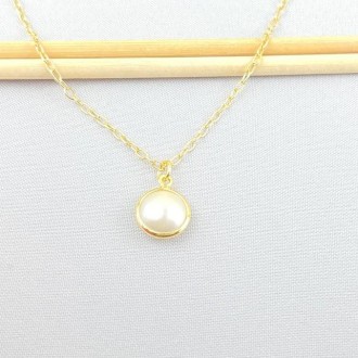 Detalhes do produto Gargantilha Pérolas Corrente Cartier, 60cm, Folheado a Ouro 18K