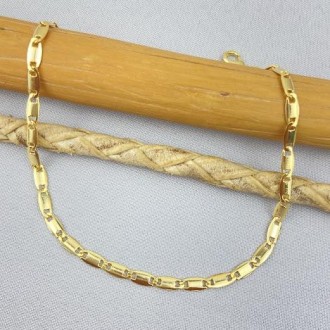 Detalhes do produto Pulseira masculina banhada a ouro 18k, piastrine