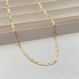 Detalhes do produto Corrente masculina 3x1, 70cm banhada a ouro 18K