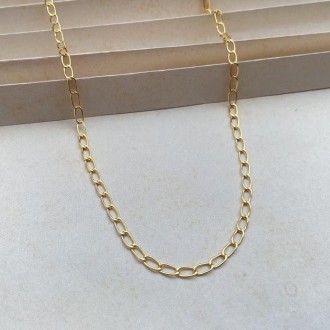 Detalhes do produto Corrente masculina cartier, 60cm banhada a ouro 18K