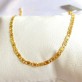 Pulseira Masculina Diamantada Folheada a Ouro - Foto 1