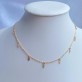 Choker com Pingente de Cruz Folheada a Ouro