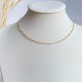 Choker Corrente Coração Folheada a Ouro
