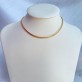 Choker Malha Grossa Fio Alemão Folheada a Ouro