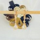 Brinco Argola Gota Cristal 5x8mm Folheado a Ouro