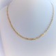 Corrente Cartie Grossa 60cm, Folheada a Ouro 18K