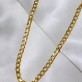 Corrente Masculina Glumet Grossa 60cm, Folheada a Ouro 18K