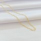 Corrente Masculina Fina Cartier, 60 cm, Folheado a Ouro 18K