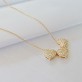 Gargantilha Corações Cravejado Zircônias Folheado a Ouro 18K
