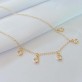 Gargantilha Infantil Pontinhos de Luz, Folheado a Ouro 18k