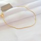 Pulseira Feminina Rabo de Rato, Folheada a Ouro 18K - Foto 1