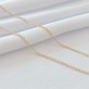 Corrente Feminina 40 cm, Folheado a Ouro 18K