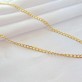 Corrente Masculina Glume Folheada a Ouro 18K, 60cm