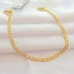 Pulseira Masculina Glume Curta Folheada a Ouro 18K