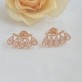 Brinco Gotas de Zircônias Folheado a Ouro 18K