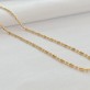 Corrente Palito Tamanho aprox. 45cm, Folheado a Ouro 18K