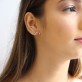 Brinco Ear Cuff Estrela Folheado a Ouro 18K