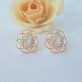 Brinco Gotas de Zircônias Folheado a Ouro 18K