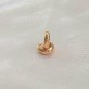 Brinco Argola Click 9mm Folheado a Ouro 18K