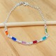 Pulseira Colorida, Prata 925