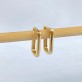 Brinco Argola Click Grande, Folheado a Ouro 18K