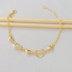 Pulseira Corações "AMOR" Folheada a Ouro 18K