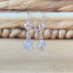 Brinco Argola Coração de Zircônia, Folheado a Rhodium Branco