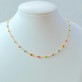 Choker Pedras Color 4mm, Folheado a Ouro 18K