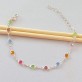 Pulseira Pedras Color 4mm, Folheado a Rhodium Branco