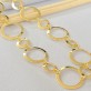 Choker Elos Grandes Folheada a Ouro 18K - Foto 1