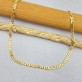 Pulseira guti masculina banhada a ouro 18k, piastrine